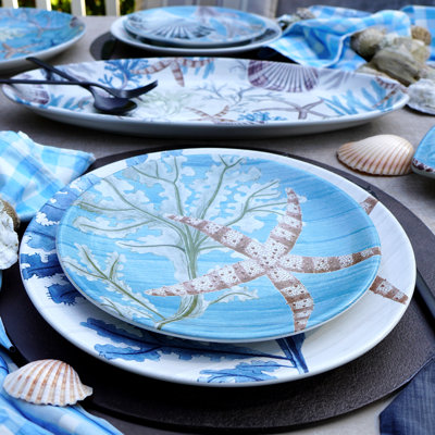 Beyond the Shore Set of 4 Salad Plates