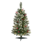 Lighted Artificial Christmas Tree