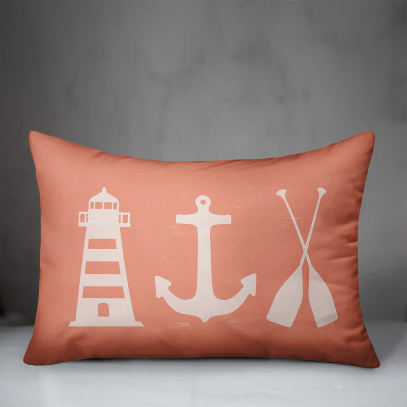 Throw Pillow, Orange