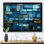 Boho Earth Element Stones Mosaic III - Boho mosaïque murale, art mural