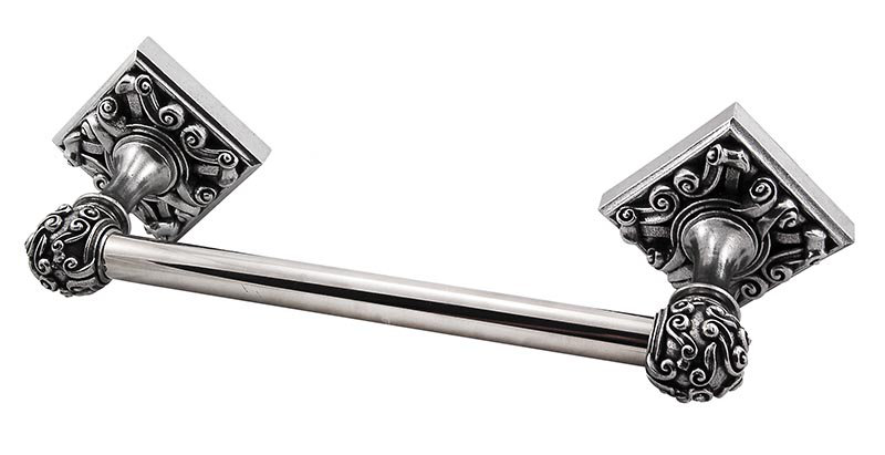 Sforza Towel Bar, Vintage Pewter, 3.62" H x 33.5" L x 3.5" D