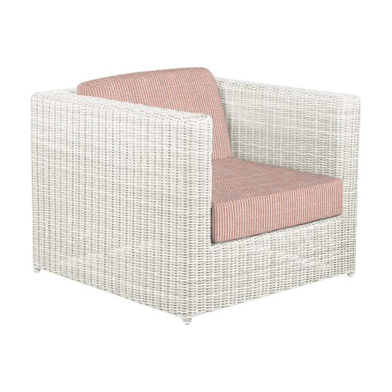 Sag Harbor Outdoor Armchair, Perigold Replay Clay, Sag Harbor Classic White