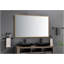 Meuble-lavabo à DEL avec miroir rétroéclairé et miroir mural réglable-448406766