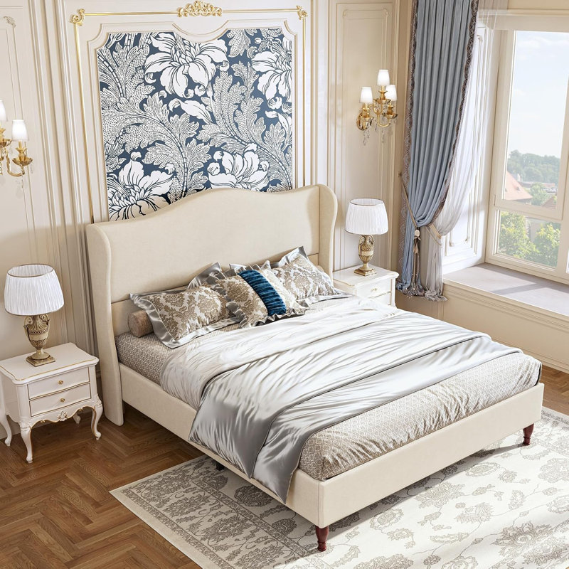 Clairemarie Upholstered Platform Bed