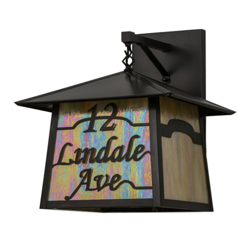 Personalized 3 - Light Armed Sconce