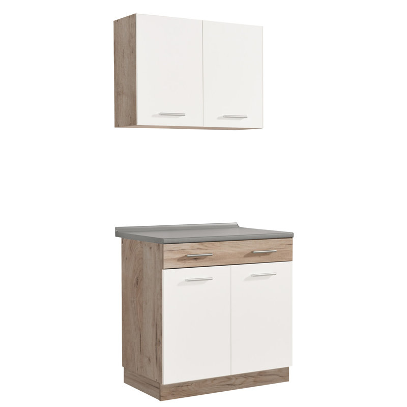 Kozo 206.5cm Kitchen Pantry, White