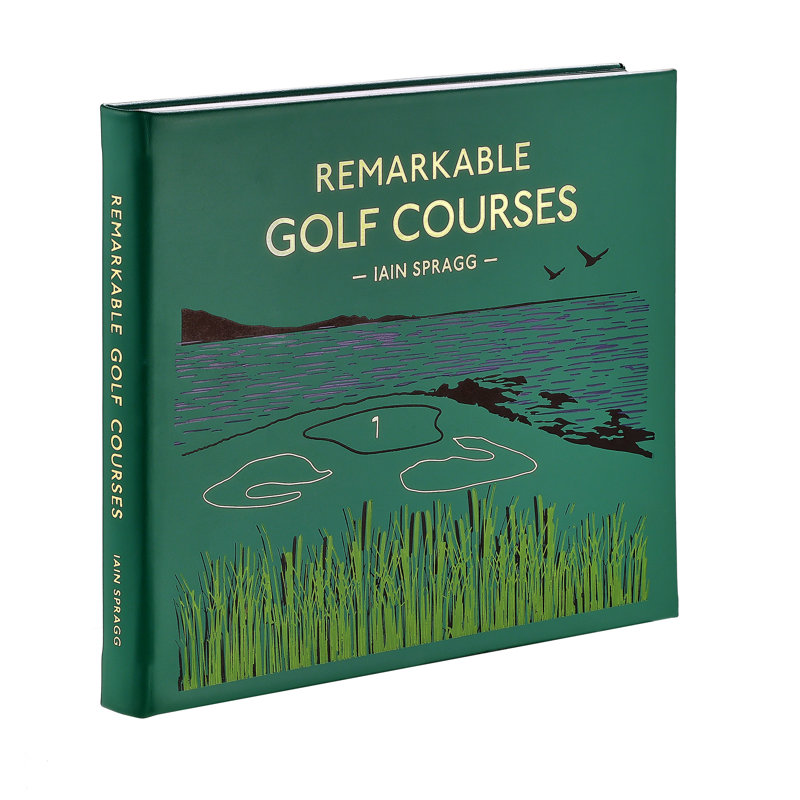 Remarkable Golf Courses Leather Bound Special Edition Coffee Table Book