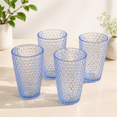 Acrylic Glasses Drinking Set of 4 (19oz)
