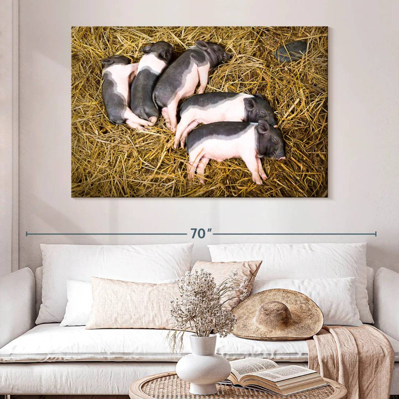 Piglet Quintet, 34" H x 51" W