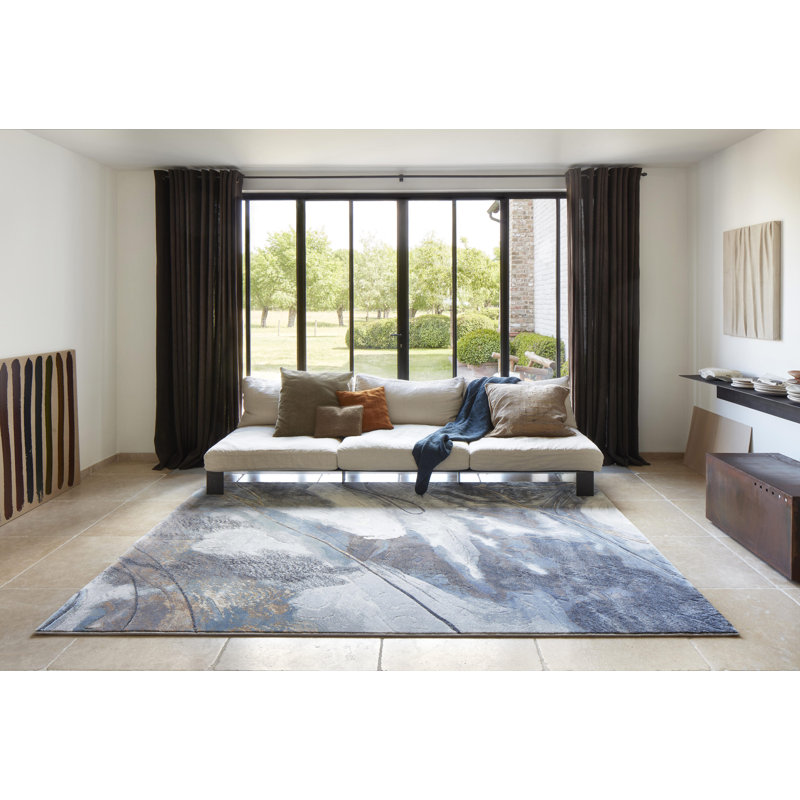 Clymer Abstract Area Rug, Rectangle 120 x 170cm