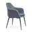 Teegan 19'' H Upholstered Metal Armchair-463156453-438107533