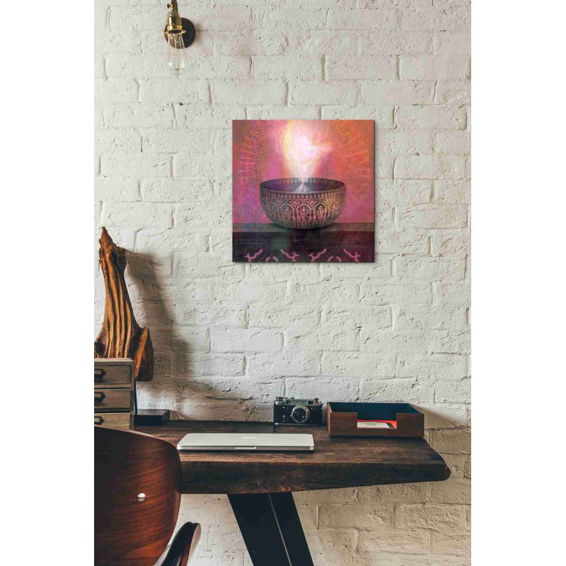 «Wabi-Sabi Leaf» par Elena Ray - impression sur toile tendue, H 12 po x l 12 po x P 0,75 po