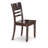 5 Piece Dining Set Includes a Round Dining Table with Pedestal and 4 Kitchen Chairs, Cappuccino-575783265-575783267