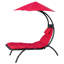 Chaise longue de rêve avec coussin amovible et parasol Vivere Maglione Original-39267719
