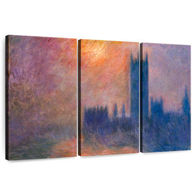 Sebbie The Houses Of Parliament Sunset 1904