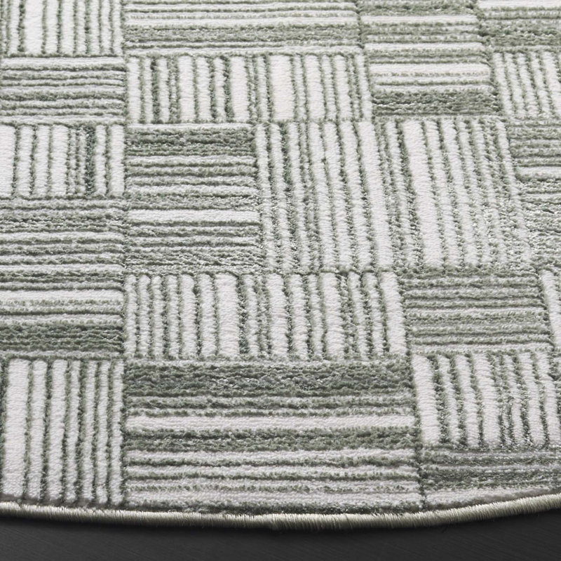 Orchard Performance Patchwork Rug, Round 6'7"