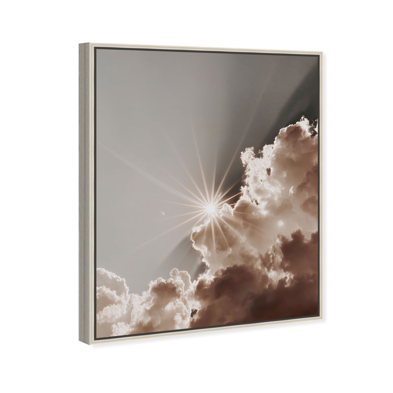 Sun Rays I Print by Oliver Gal, 21" H x 17" W, Silver Floater Frame