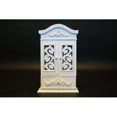Como Solid Wood Wall Organizer with Key Box