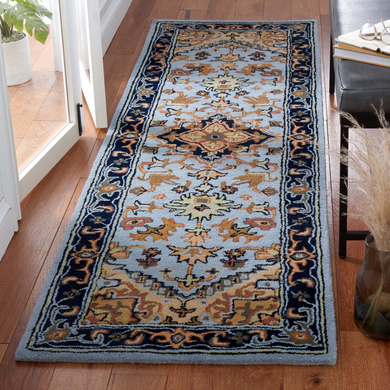 Fleta Hand Tufted Wool Oriental Rug, Runner 2'3" x 8'