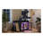 Modular Cat Litter Box Enclosure with Integrated Cat Tree, LED Light, Sisal Scratching Board, and Side Storage Cabinet - Black MDF Furniture