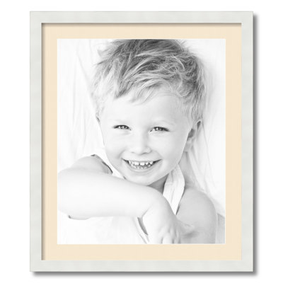 Wood Matte Picture Frame with Mat