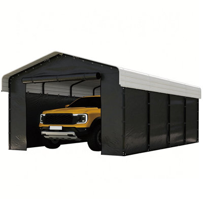 L14018, carport en métal, accessoires no.