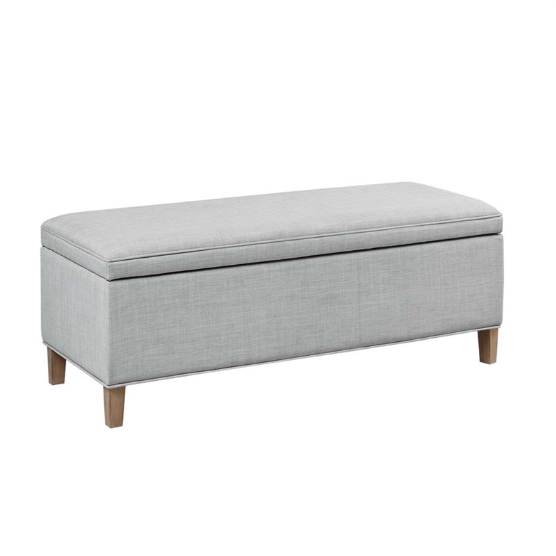 Banc de rangement rectangulaire à fermeture douce