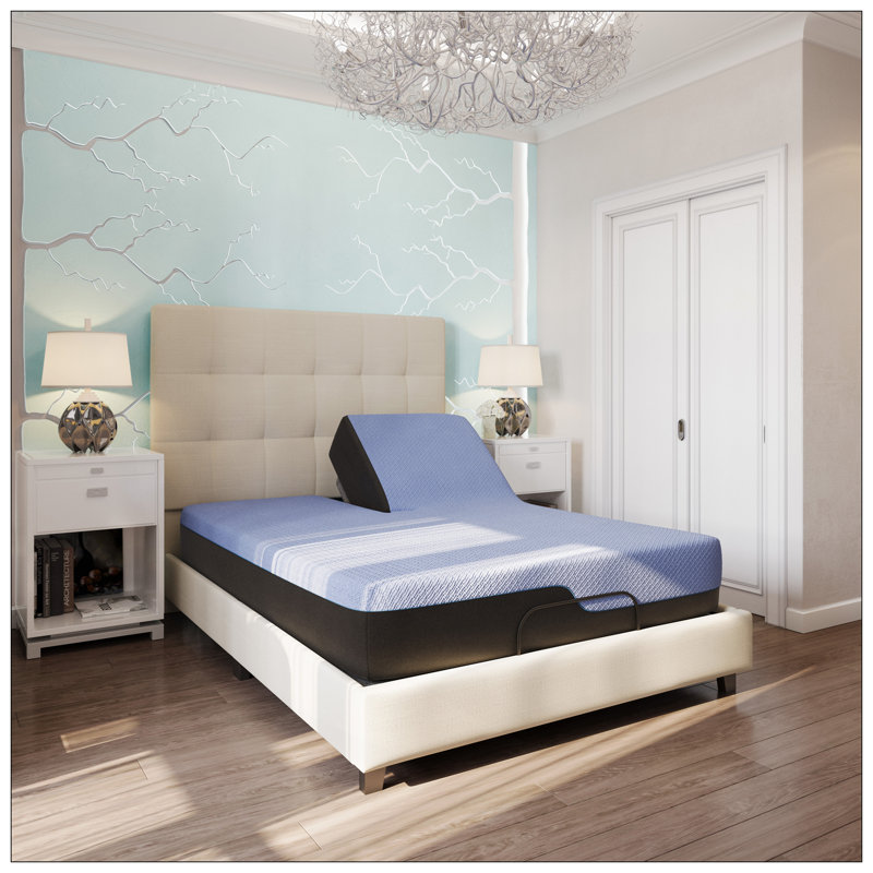 Matelas pour enfant en mousse viscoélastique rafraîchissante hybride rafraîchissant avec gel rafraîchissant 12 pouces Refresh