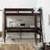 Everiz Twin Solid Wood Loft Bed with Built-in-Desk by Isabelle & Max™