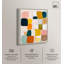 "Pixel Patchwork III", reproduction murale sur toile par Art Remedy, cadre argenté, 30 x 36-174977047-174977051