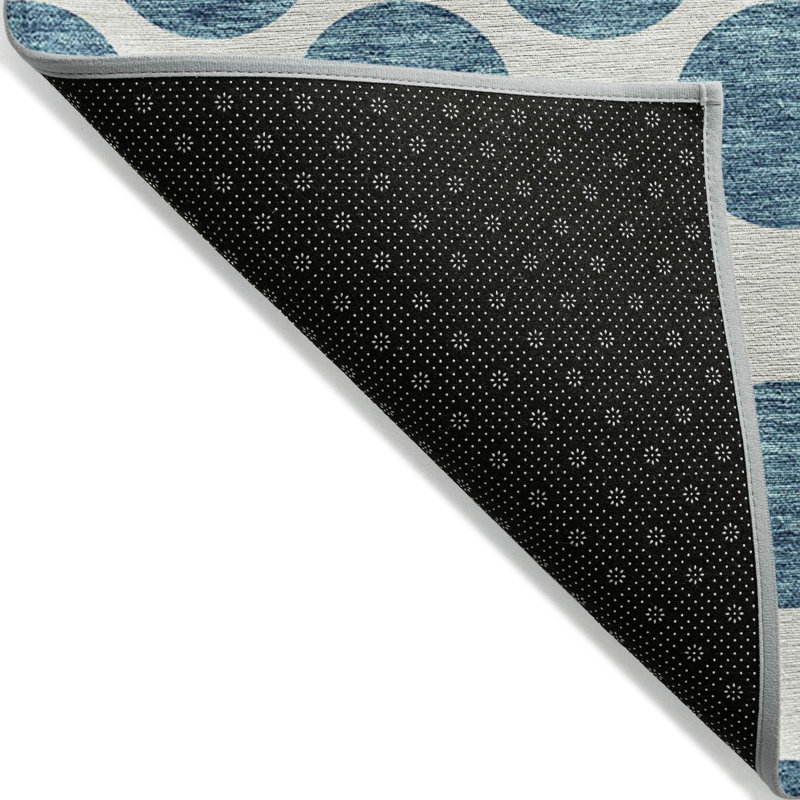 Tapis bleu sarcelle et ivoire lavable 9 pi x 12 pi bleu sarcelle et ivoire