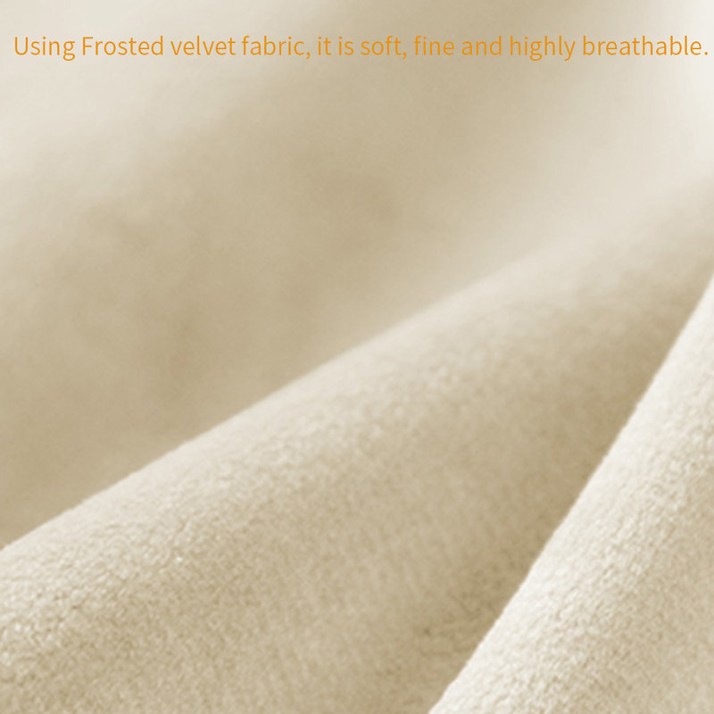 Fauteuil inclinable givré confortable au design épuré, Orienté à gauche (vu de face), Beige