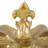Decorative Metal Crown Sculpture for Tabletop Decor - Luxurious Home Accent for Office, Entryway or Living Room Decoration - 7", Gold