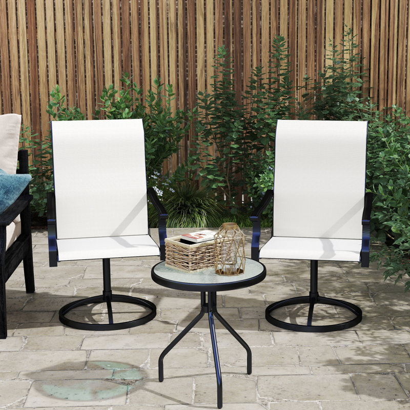 Ensemble de 2 chaises de patio Outsunny