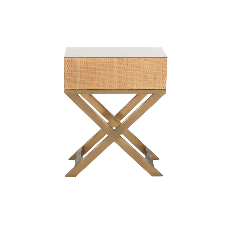Vieux Carre Glass End Table