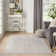 Tapis gris clair en polyester / polypropylène tissé à la machine Ralee