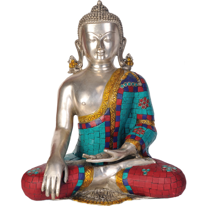 Figurine Lord Buddha in Bhumisparsha Mudra