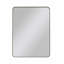 Miroir rectangulaire en métal