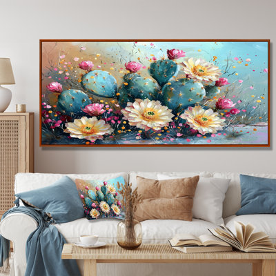 Cactus jaune et vert - Cactus, art mural