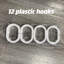 Rideau de douche simple + crochets-1817925319