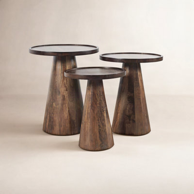 Jean 18" Acacia Nesting End Tables