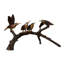 Sculpture bronze colibri sur branche