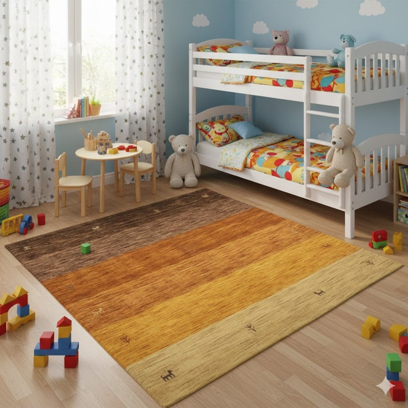 Performance Wool Striped Indoor Rug
