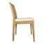 Chaise d'appoint rembourrée en coton Torrian-1976780700