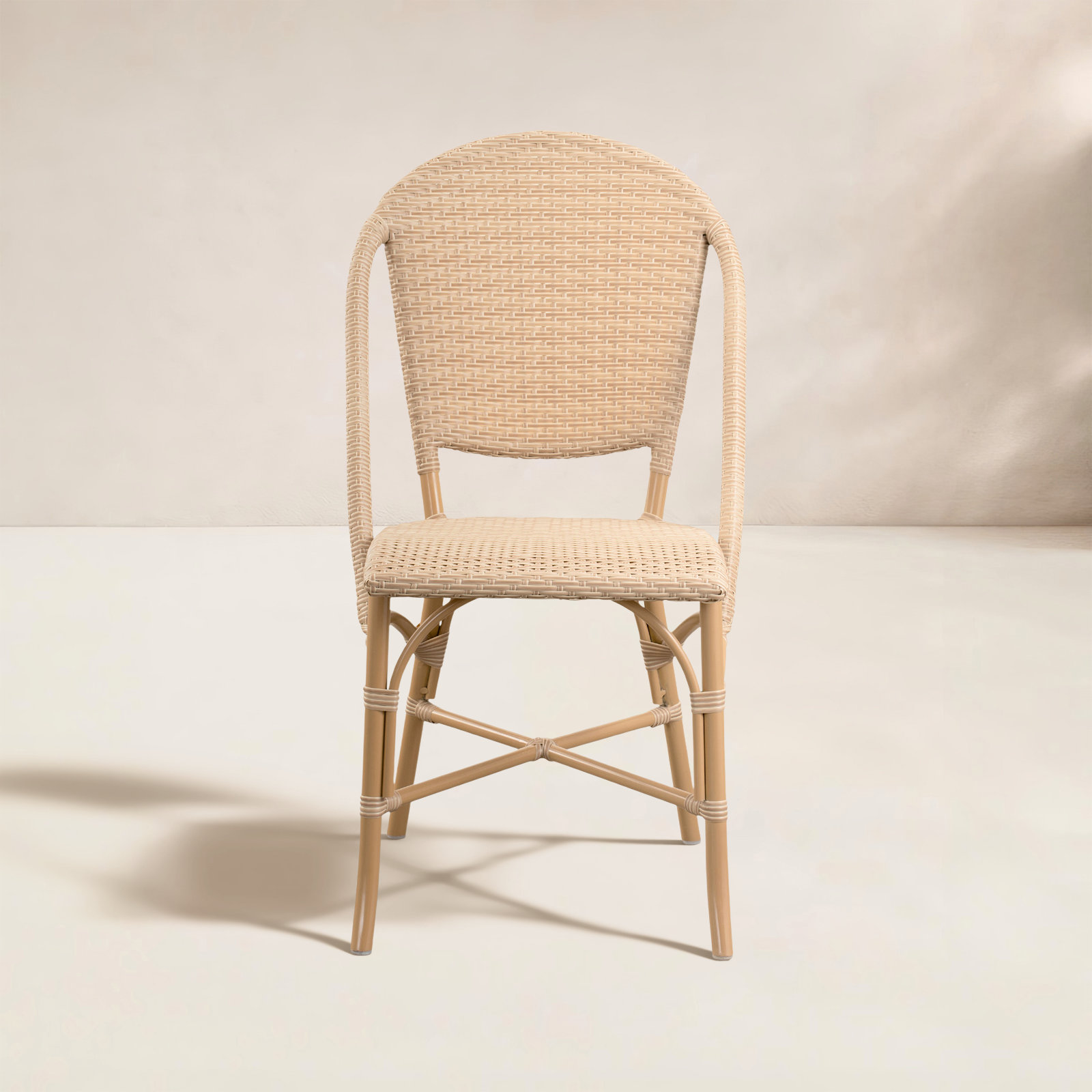 Sofie Outdoor Dining Side Chair, Natural