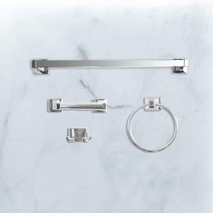 4 - Piece Bathroom Hardware Set