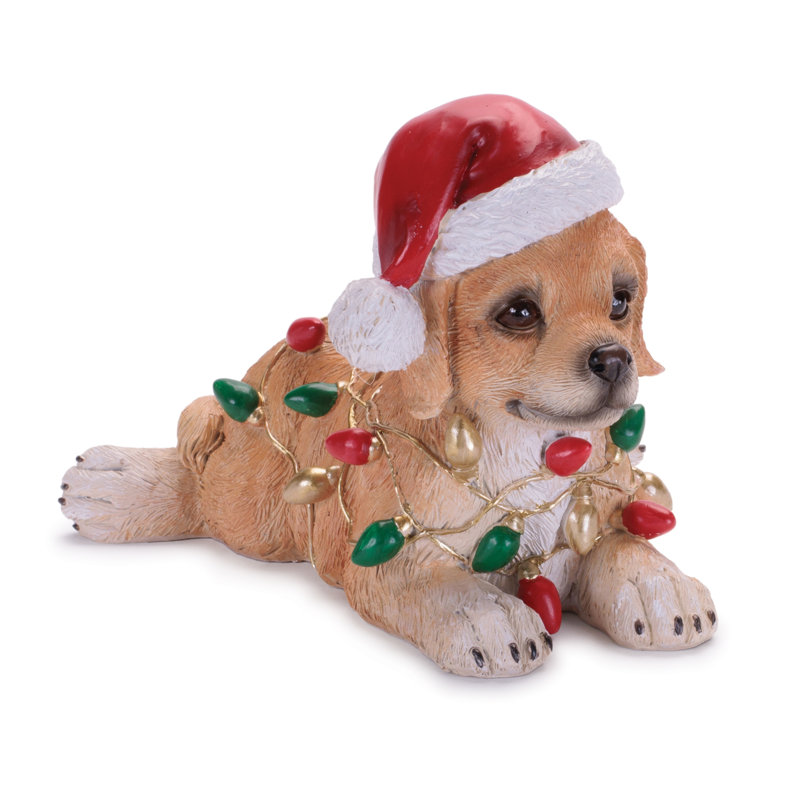 Figurine de père Noël avec lumières de Noël
