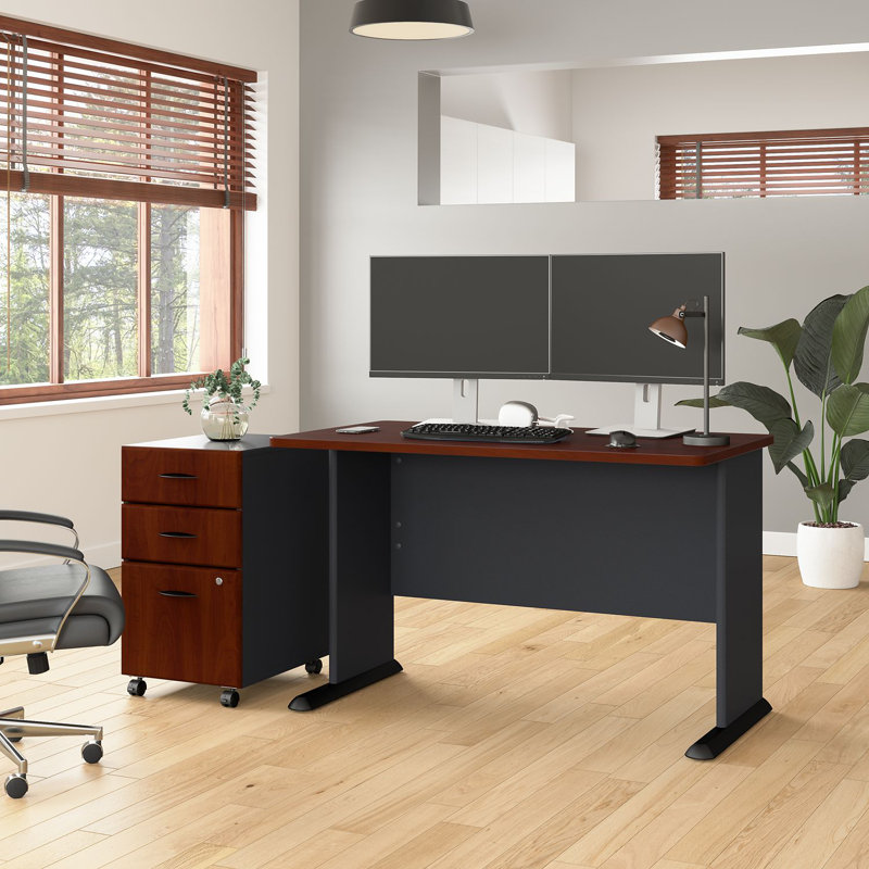 Bureau Series, Cerise / galaxie, H 30 po x l 48 po x P 27 po