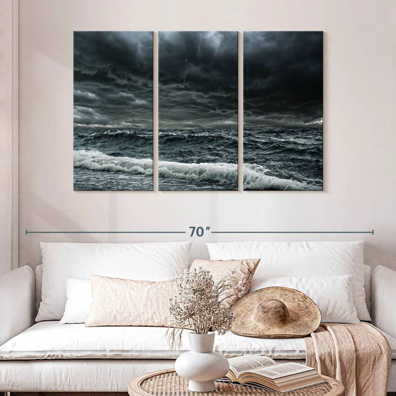 Gillard Storm Waves, 32" H x 50" W