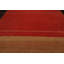 Tapis rouge / brun en laine noué à la main de conception unique 9 pi 1 po x 11 pi 9 po années 1970
